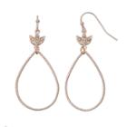 Lc Lauren Conrad Open Nickel Free Teardrop Earrings, Women's, Brt Pink