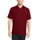 Men's Van Heusen Classic-fit Striped Dobby Button-down Shirt, Size: Small, Red Other