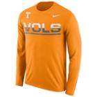 Men's Nike Tennessee Volunteers Legend Staff Sideline Dri-fit Long-sleeve Tee, Size: Xxl, Orange