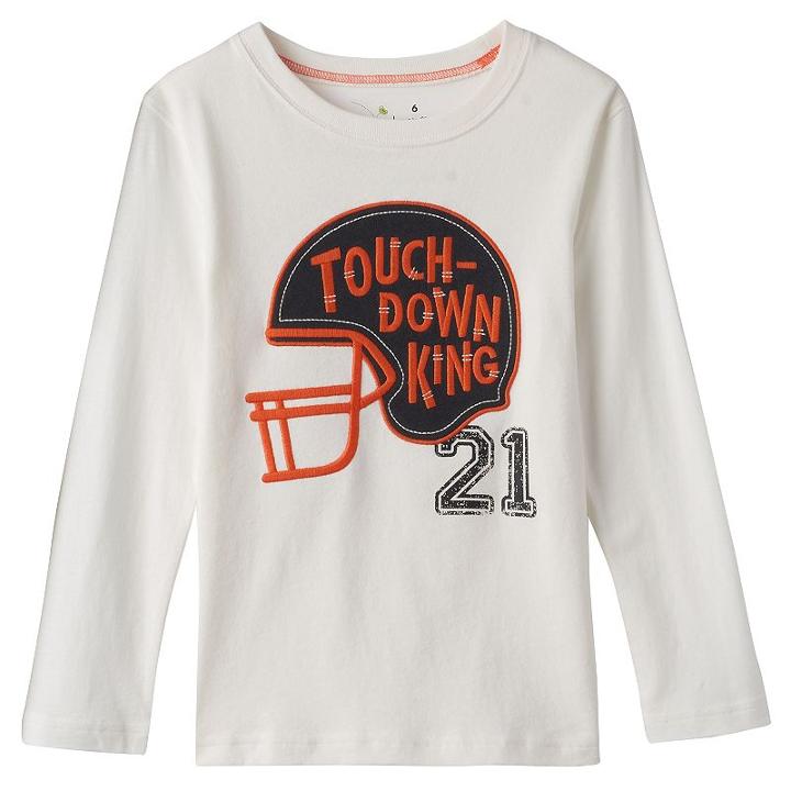 Boys 4-7x Jumping Beans&reg; Graphic Long Sleeve Tee, Size: 7x, White Oth