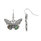 Believe In Butterfly Nickel Free Drop Earrings, Women's, Multicolor