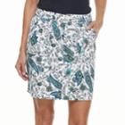 Women's Croft & Barrow&reg; Twill Skort, Size: 6, White