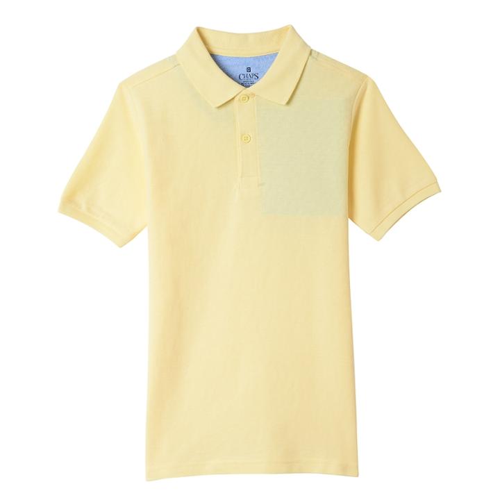 Boys 4-20 Chaps Stitch Polo, Size: 7, Yellow