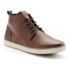 Sonoma Goods For Life&trade; Fillmore Men's Textured Oxford Ankle Boots, Size: 11, Brown Oth