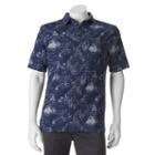 Men's Croft & Barrow&reg; Classic-fit Tropical Button-down Shirt, Size: Xl, Dark Blue