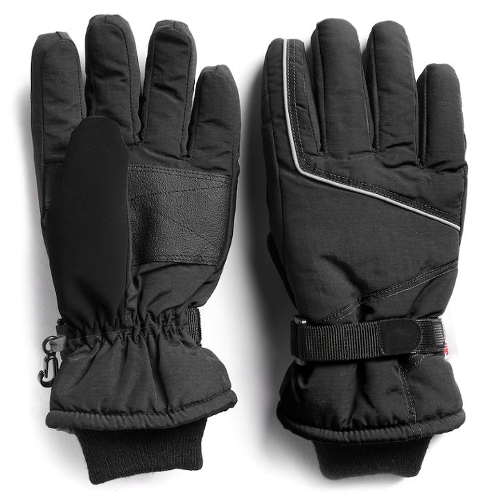 Boys 4-20 Tek Gear Ski Gloves, Size: 4-7, Black