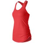 Women's New Balance The Perfect Shirred Racerback Workout Tank, Size: Medium, Red