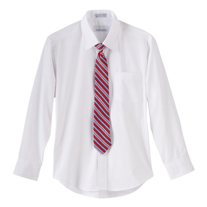 Van Heusen Dress Shirt & Tie Set - Boys 8-20, Size: 12, White