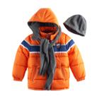 Boys 4-7 I-extreme 3-pc. Colorblock Puffer Jacket, Hat & Scarf Set, Size: 5, Orange