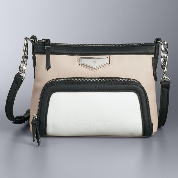 Simply Vera Vera Wang Easton Crossbody Bag, Women's, Lt Brown