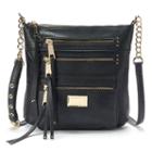 Juicy Couture Triple Zipper Crossbody Bag, Women's, Black