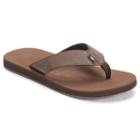 Men's Dockers Core Casual Flip-flops, Size: Large, Brown