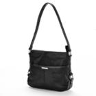 Stone And Co. Lacie Leather Shoulder Bag, Women's, Black