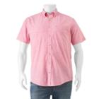 Big & Tall Izod Dockside Classic-fit Chambray Button-down Shirt, Men's, Size: 3xl Tall, Pink Other