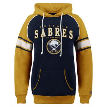 Women's Old Time Hockey Buffalo Sabres Breen Pullover Hoodie, Size: Medium, Blue (navy)