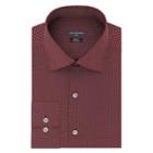 Men's Van Heusen Slim-fit Flex Spread-collar Dress Shirt, Size: 16-32/33, Red Overfl