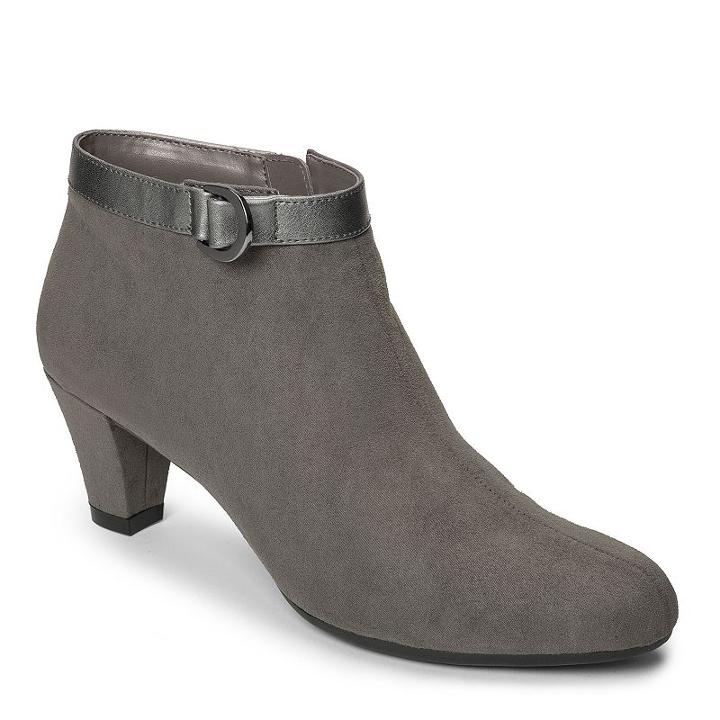 A2 By Aerosoles Shore Enough Women's Ankle Boots, Size: Medium (8), Grey Other