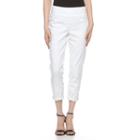 Women's Dana Buchman Cuffed Roll-hem Jeans, Size: 12, White