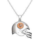 Cincinnati Bengals Sterling Silver Helmet Pendant Necklace, Women's, Size: 18