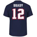 Men's New England Patriots Tom Brady Super Bowl Lii Bound Eligible Receiver Tee, Size: Medium, Blue (navy)