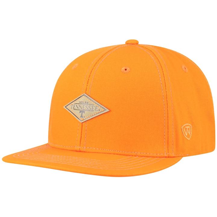 Adult Top Of The World Tennessee Volunteers Springlake Adjustable Cap, Men's, Lt Orange