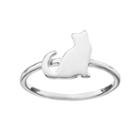 Lc Lauren Conrad Cat Silhouette Ring, Women's, Size: 7, Silver