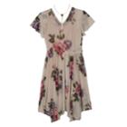 Girls 7-16 Iz Amy Byer Floral Fit & Flare Handkerchief Hem Dress With Necklace, Size: 10, Blush Floral