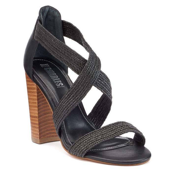 Style Charles By Charles David Echo Women's Block Heel Sandals, Girl's, Size: 6, Black