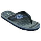 Men's Penn State Nittany Lions Striped Flip Flop Sandals, Size: Small, Black