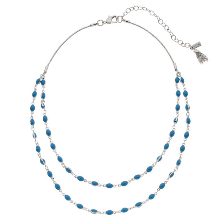 Simply Vera Vera Wang Blue Double Strand Necklace, Women's