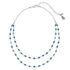 Simply Vera Vera Wang Blue Double Strand Necklace, Women's