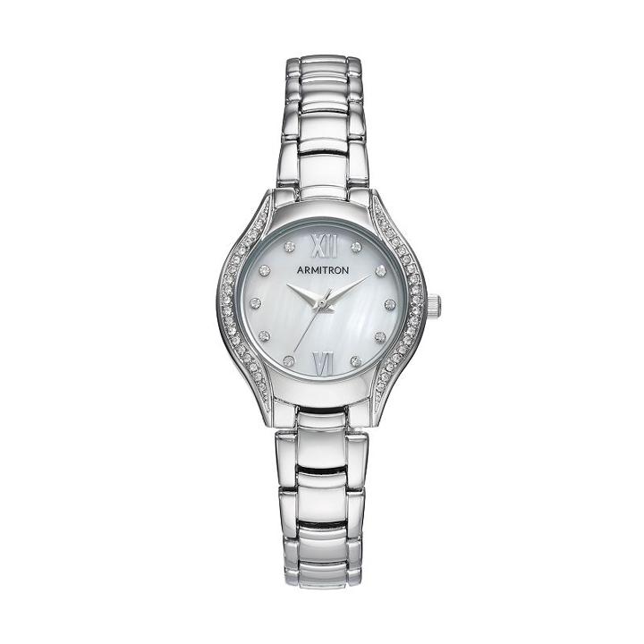 Armitron Women's Crystal Watch - 75/5469mpsv, Size: Small, Grey