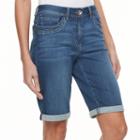 Women's Kate And Sam Jean Bermuda Shorts, Size: 6, Blue Other