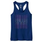 Girls 7-16 Nike 100% Nike Racerback Active Tank Top, Girl's, Size: Xl, Med Blue