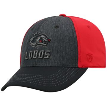 Adult Top Of The World New Mexico Lobos Reach Cap, Men's, Med Grey
