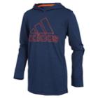 Boys 4-7x Adidas Climalite Coast To Coast Hooded Pullover, Size: 4, Blue (navy)
