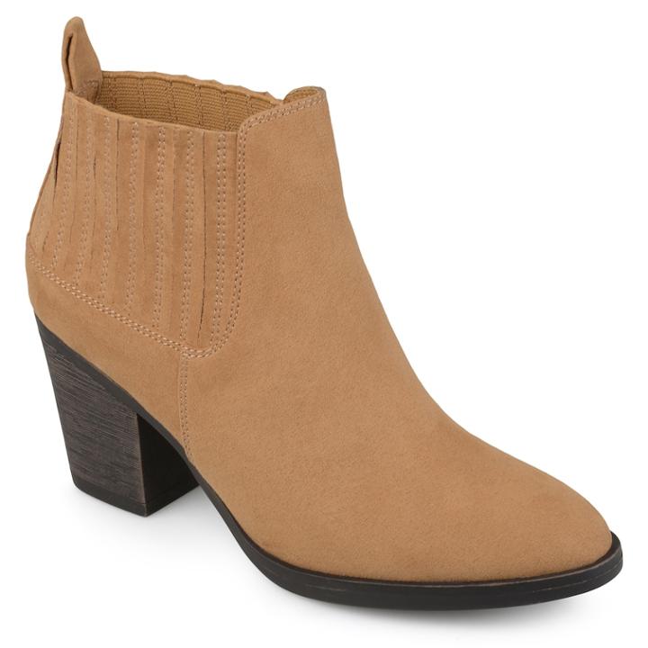 Journee Collection Sero Women's Ankle Boots, Size: Medium (11), Med Brown