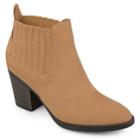 Journee Collection Sero Women's Ankle Boots, Size: Medium (11), Med Brown