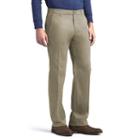 Men's Lee Performance Series Xtreme Comfort Khaki Straight-fit Flat-front Pants, Size: 38x32, Lt Brown