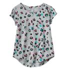 Girls 7-16 & Plus Size So&reg; Short Sleeve Curve Hem Tee, Size: 16, Med Grey