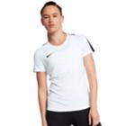 Women's Nike Dry Academy Short Sleeve Soccer Top, Size: Xl, White