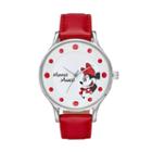Disney's Minnie Mouse Women's Red Dot Watch, Size: Large