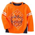 Boys 4-8 Oshkosh B'gosh&reg; Long Sleeve All-star Pieced Active Tee, Boy's, Size: 6, Orange