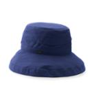 Women's Scala Cotton Medium Brim Hat, Blue (navy)