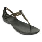 Crocs Isabella Women's T-strap Sandals, Size: 7, Black