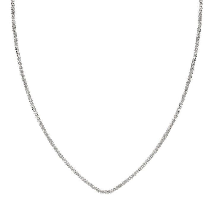 Individuality Beads Sterling Silver Wheat Chain Necklace - 18-in, Women's, Grey