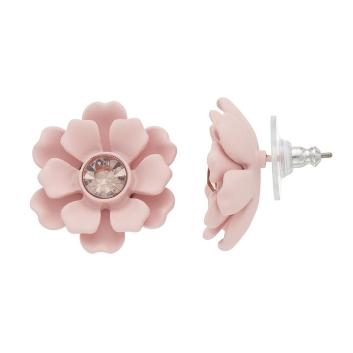 Simply Vera Vera Wang Simulated Crystal Flower Stud Earrings, Women's, Pink