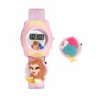 Disney's Beauty & The Beast Belle Kids' Digital Charm Watch, Girl's, Pink