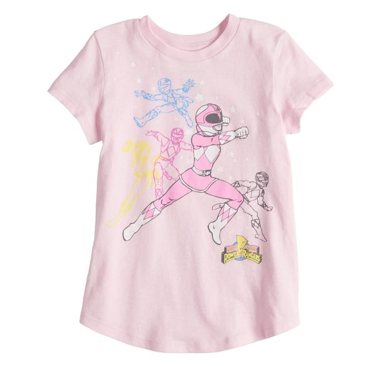 Girls 4-10 Jumping Beans&reg; Power Ranger Pink Ranger Graphic Tee, Size: 7