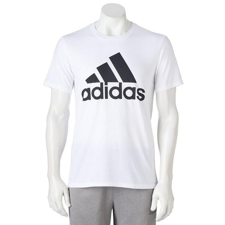 Men's Adidas Classic Tee, Size: Medium, White